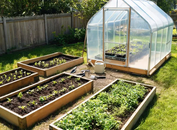 Backyard greenhouse growing zone